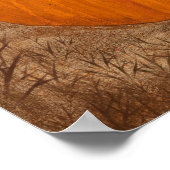 pompoen Waterverf kunst Poster (Hoek)