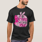 Pompoen we draag roze borstkankerverpleger t-shirt (Voorkant)