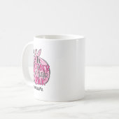 Pompoen We Draag roze borstkankerverwekker Koffiemok (Voorkant links)