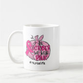 Pompoen We Draag roze borstkankerverwekker Koffiemok (Links)