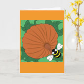 Pompoen Wenskaart (Zoetheid & Licht) Kaart (Gele Bloem)