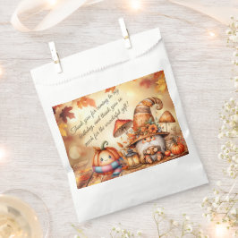 Pompoen Wildflower Herfst Waterverf Verjaardag Bedankzakje