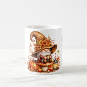 Pompoen Wildflower Herfst Waterverf Verjaardag Koffiemok (Center)