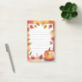Pompoen Wink & Leafy Lijst Post-it® Notes (Kantoor)