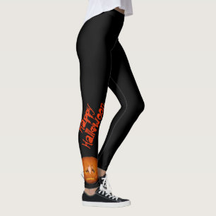 Pompoen, zadelijke vlammen leggings