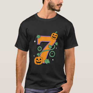 Pompoen Zes Zeven 67 Matching 7 Halloween Koppel T-shirt