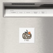 Pompoen Zes Zeven Y'all 67 Grappig Meme Nummer Magneet (Insitu (Vaatwasser))