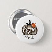 Pompoen Zes Zeven Y'all 67 Grappig Meme Nummer Ronde Button 5,7 Cm (Voorkant /achterkant)