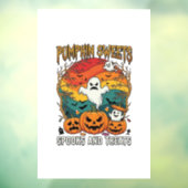 Pompoen Zoetjes Spoken Behandelingen Halloween Gee Raamsticker (Vel 3)