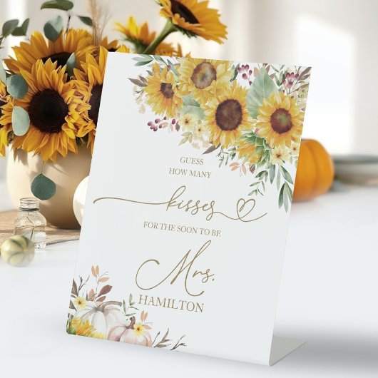 Pompoen Zonnebloem Hoeveel Kussen Teken Reclamebord Met Voetstuk