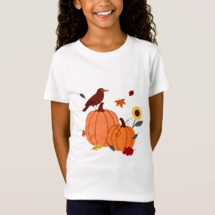 Pompoen, Zonnebloem, Krauw T-shirt