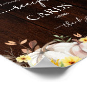 Pompoen Zonnebloem Vrijgezellenfeest Recept Kaart  Poster (Hoek)