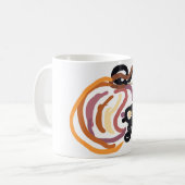 Pompoen Zonsondergang Herfst cute Koffiemok (Voorkant links)