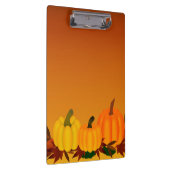 Pompoenachtergrond Modern Elegant Klembord (Rechts)