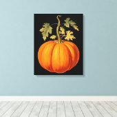  pompoenafdrukken canvas afdruk (Insitu (Houten vloer))