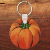  pompoenafdrukken sleutelhanger (Voorkant)