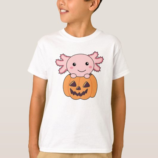 Pompoenas-lotl overvalt zoete dieren voor Hallowee T-shirt (Voorkant)