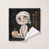 pompoenbaars bad handdoek (Wasdoekje)