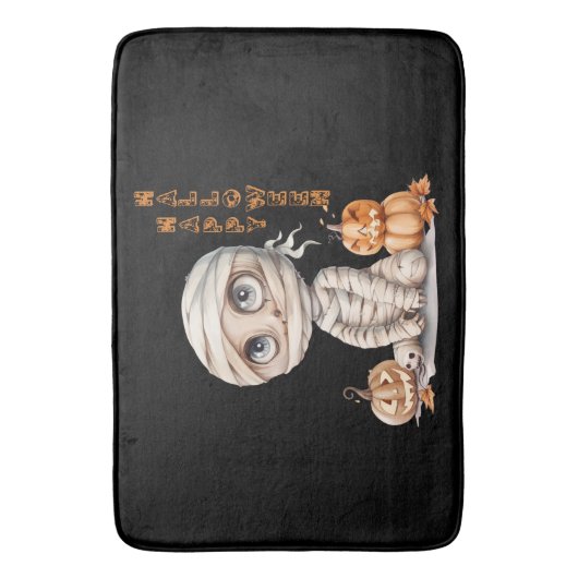 pompoenbaars badmat (Voorkant Verticaal)