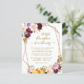 Pompoenbessen baby shower (Staand voorkant)