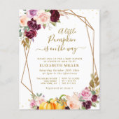 Pompoenbessen baby shower (Voorkant)