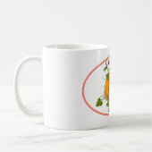 Pompoenbessen en groene bladeren Thanksgiving herf Koffiemok (Links)