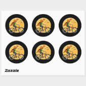 Pompoenbevalling Ronde Sticker (Vel)