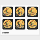 Pompoenbevalling Vierkante Sticker (Vel)