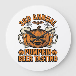 Pompoenbierproeverij Vintage Halloween T-shirt ont Grote Klok