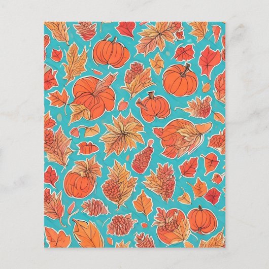 Pompoenblad Bladblad Bladpapier (Voorkant)