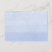 Pompoenblauw wit bloemenjongensboeken voor baby en informatiekaartje (Achterkant)