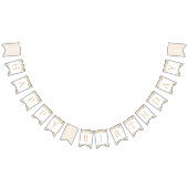 Pompoenbloem Happy Birthday Banner (Alle)