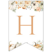 Pompoenbloem Happy Birthday Banner (Tweede vlag)