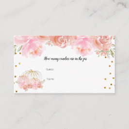 Pompoenbloem Hoeveel Snoepjes in de pot Kaart