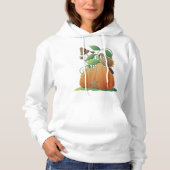 Pompoenbloemen en bijen hoodie (Voorkant)