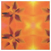 Pompoenbloemen Stof (Swatch)