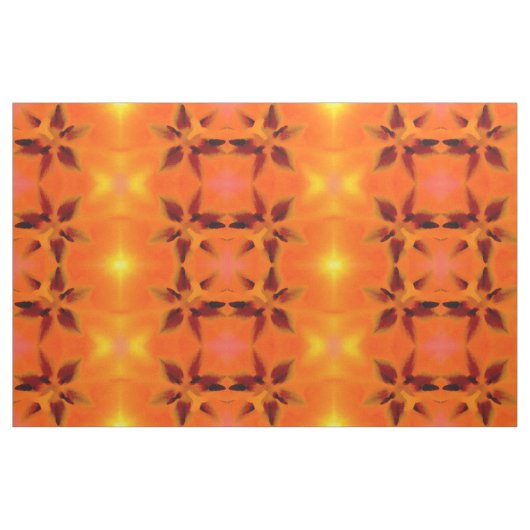 Pompoenbloemen Stof (Fat Quarter)