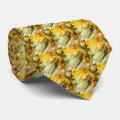 Pompoenbloesem Delight Stropdas (Opgerold)