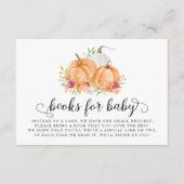 Pompoenboeken voor Baby Boek Aanvraag Kaart (Voorkant)