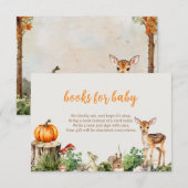 Pompoenboeken voor baby kaart (Voorkant / Achterkant)