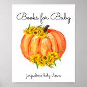 Pompoenboeken voor Baby Poster (Voorkant)