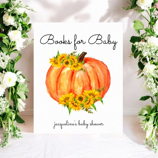 Pompoenboeken voor Baby Poster