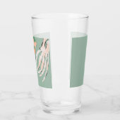 Pompoenboeket Halloween met skelet Glas (Links)