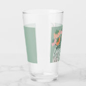 Pompoenboeket Halloween met skelet Glas (Rechts)