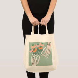 Pompoenboeket met skelet Halloween      Tote Bag