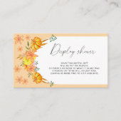 Pompoenboog - Display douche Informatiekaartje (Voorkant)