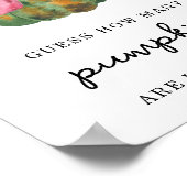 Pompoenboog - Hoeveel pompoenen zitten er in de po Poster (Hoek)