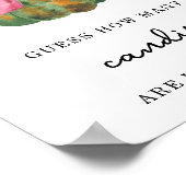 Pompoenboog - Hoeveel snoepjes zitten er in de pot Poster (Hoek)