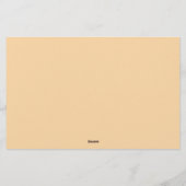 Pompoenboog Wie ben ik vrijgezellenfeest spel Briefpapier (Achterkant)