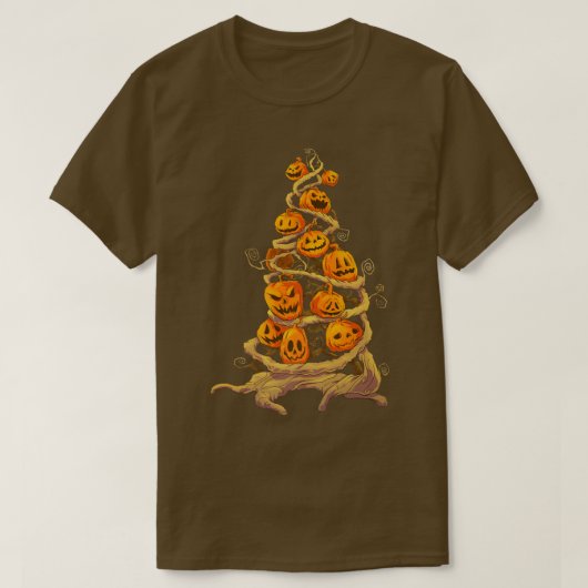 Pompoenboompatch Jackolantern Herfst herfst Hallow T-shirt (Design voorkant)
